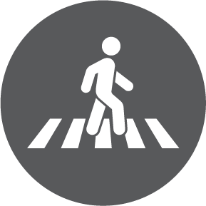 pedestrian crossing icon